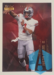 Justin Fields 2021 Wild Card Matte Red RC #MBC-2 Ohio State Buckeyes